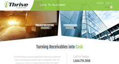 Desktop Screenshot of ithrivefunding.com